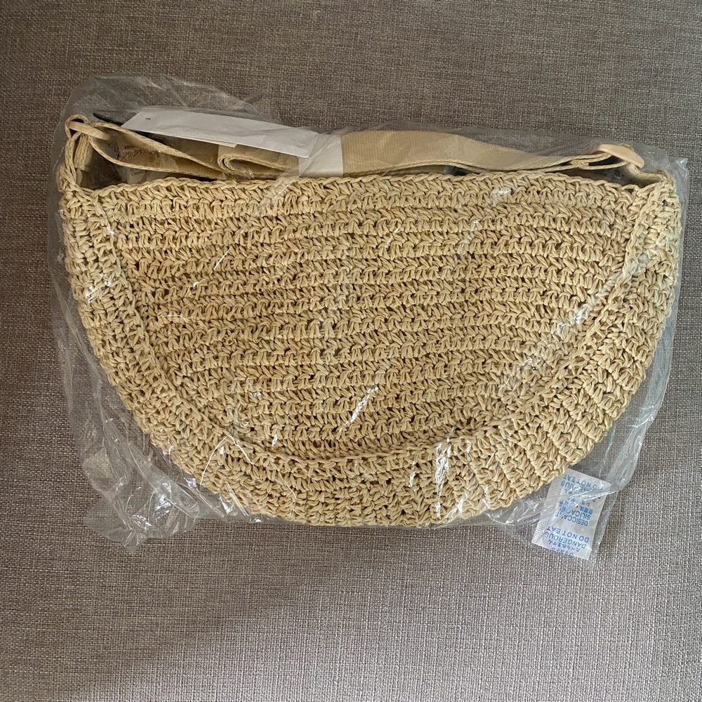 Uniqlo Round Mini Crochet Bag NWT